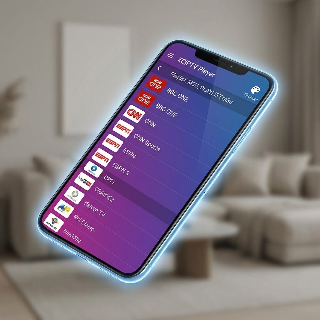 XCIPTV Player Interface